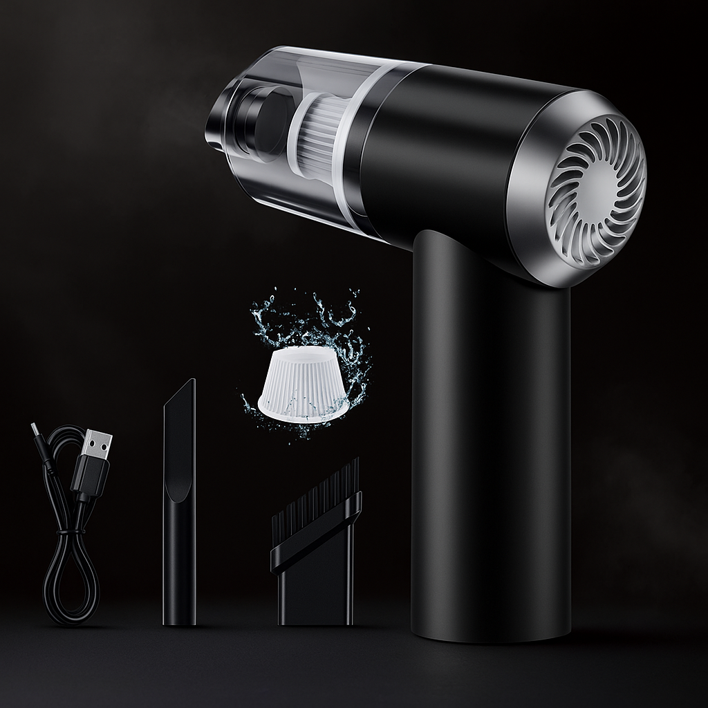 [DUST DRILL] WIRELESS POWERFULL CAR VACUUM CLEANER
